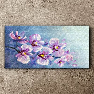 Bild auf leinwand Orchideen in Pastelltönen