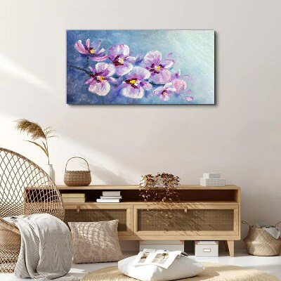 Bild auf leinwand Orchideen in Pastelltönen