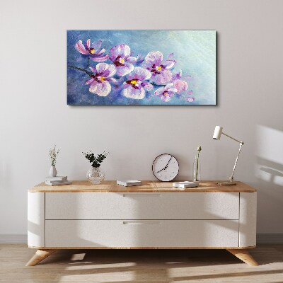 Bild auf leinwand Orchideen in Pastelltönen