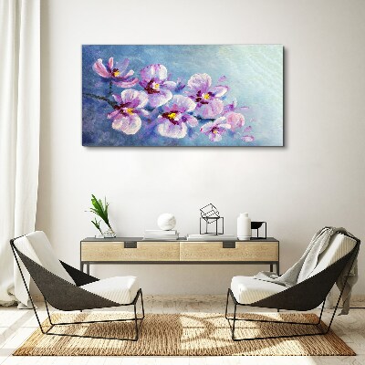 Bild auf leinwand Orchideen in Pastelltönen