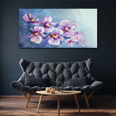 Bild auf leinwand Orchideen in Pastelltönen