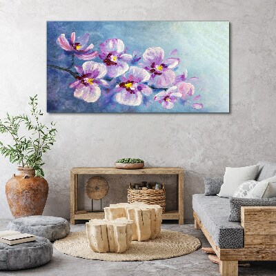 Bild auf leinwand Orchideen in Pastelltönen