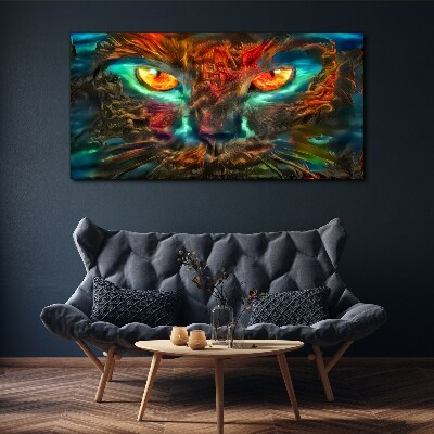 Foto auf leinwand Geheimnisvolle Katzenaugen