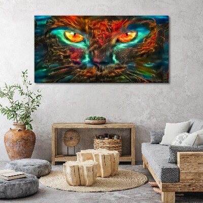 Foto auf leinwand Geheimnisvolle Katzenaugen