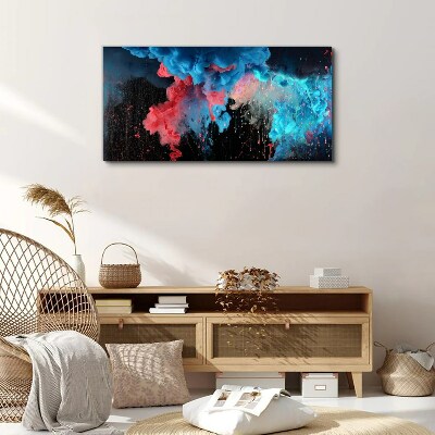 Foto auf leinwand Kosmische Explosion der Farben