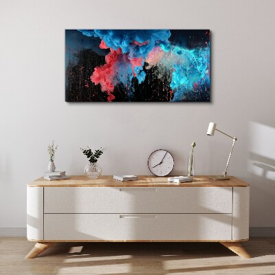Foto auf leinwand Kosmische Explosion der Farben