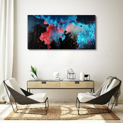 Foto auf leinwand Kosmische Explosion der Farben