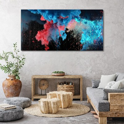Foto auf leinwand Kosmische Explosion der Farben