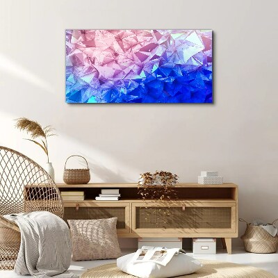 Leinwandbild Kaleidoskopische Eistöne