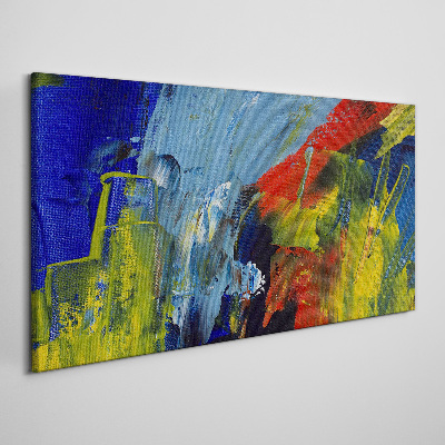 Foto auf leinwand Dynamische Farben in einer abstrakten Landschaft