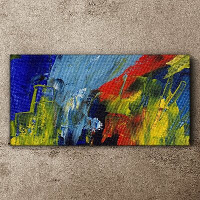 Foto auf leinwand Dynamische Farben in einer abstrakten Landschaft