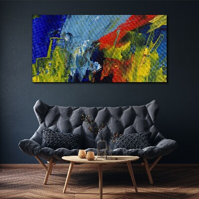 Foto auf leinwand Dynamische Farben in einer abstrakten Landschaft