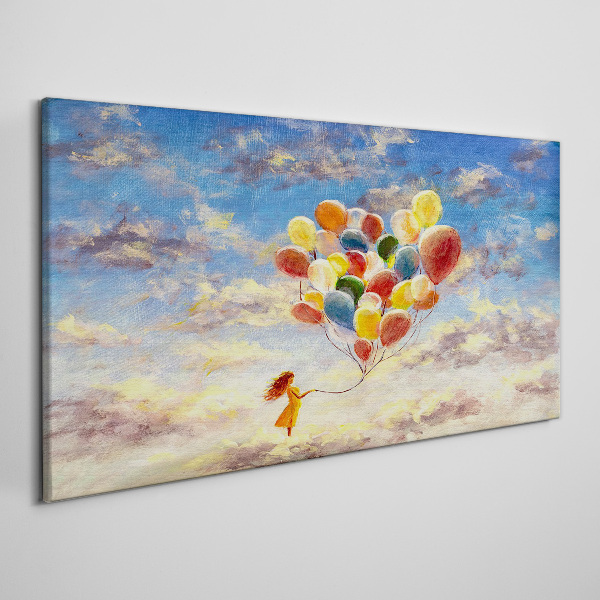 Wandbild Träume in den Wolken