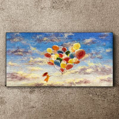 Wandbild Moderne Himmelsballons