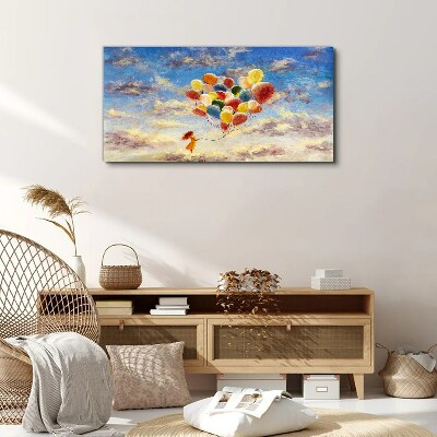 Wandbild Träume in den Wolken