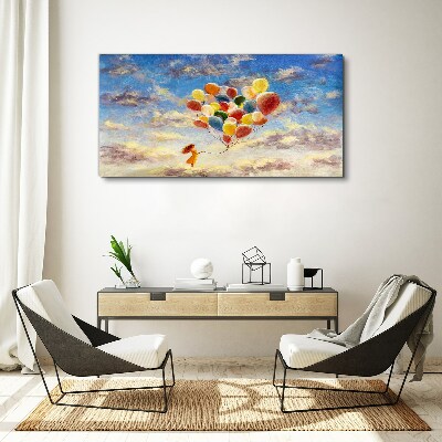 Wandbild Träume in den Wolken