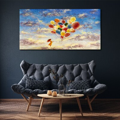 Wandbild Träume in den Wolken