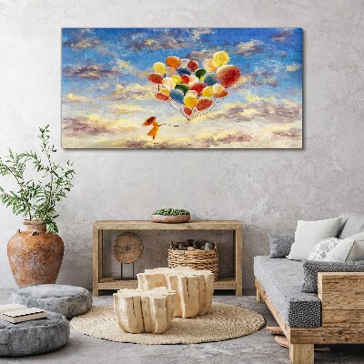 Wandbild Träume in den Wolken