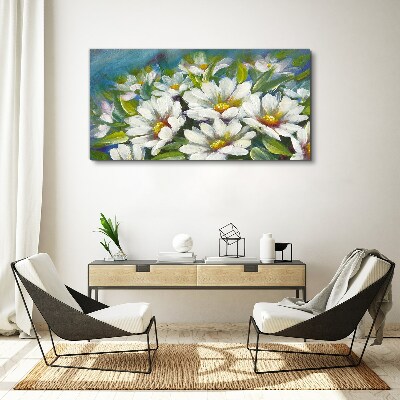 Foto auf leinwand Blumen-Charme in Blau