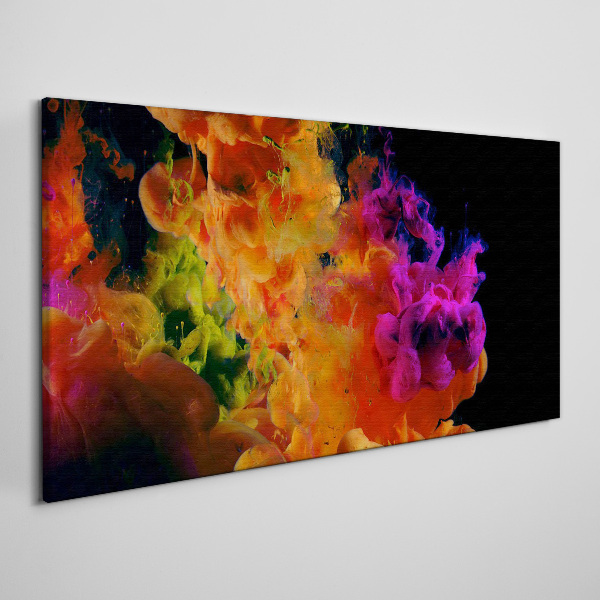 Foto auf leinwand Ausdruck von Farben in Bewegung