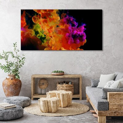 Foto auf leinwand Ausdruck von Farben in Bewegung