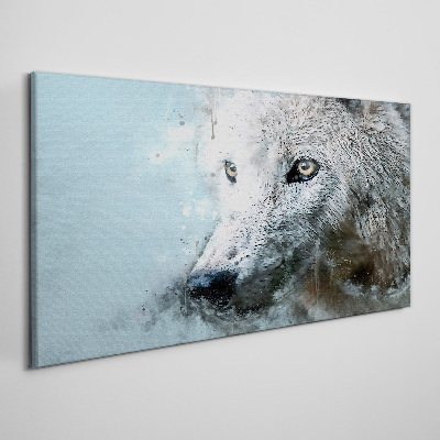 Wandbild Wilder Tierwolf