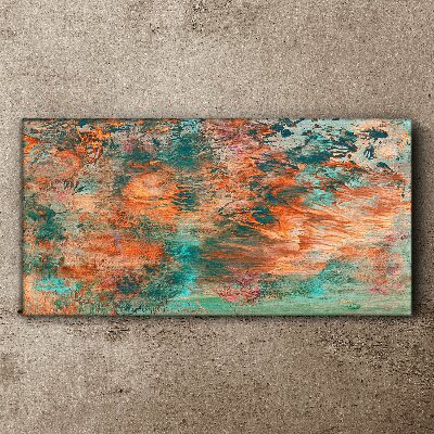 Foto auf leinwand Abstrakte Landschaft in den Farben des Feuers