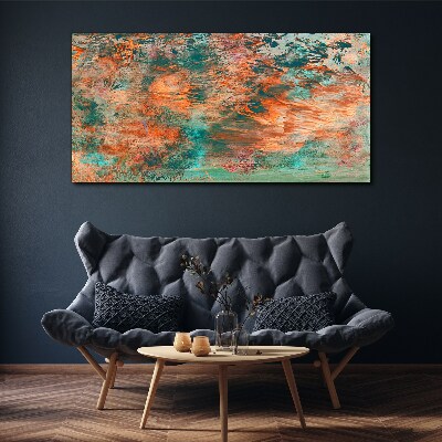Foto auf leinwand Abstrakte Landschaft in den Farben des Feuers
