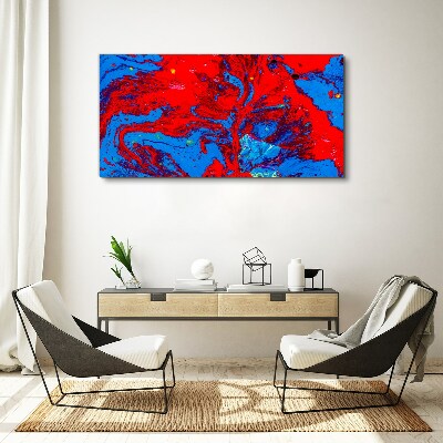 Foto auf leinwand Dynamische Farbexplosion