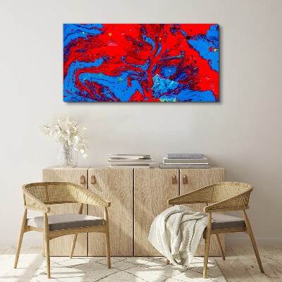 Foto auf leinwand Dynamische Farbexplosion