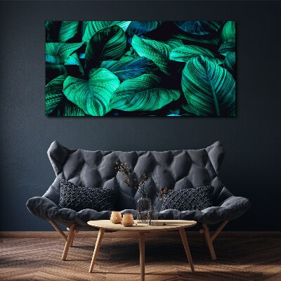 Foto auf leinwand Grüne tropische Blätter