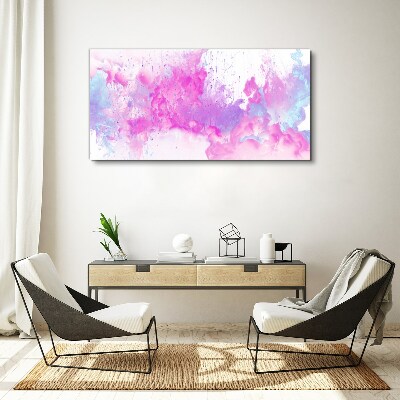 Foto auf leinwand Rosa Wasserexplosionen