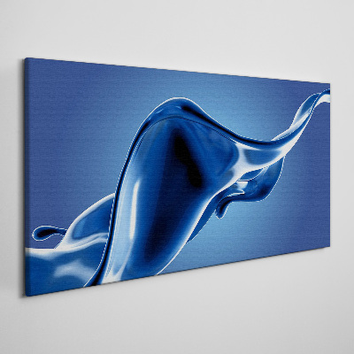 Foto auf leinwand Blaue Lichtwelle