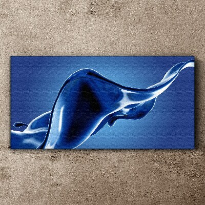 Foto auf leinwand Blaue Lichtwelle