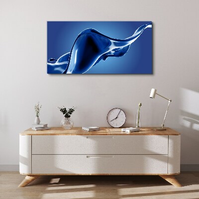 Foto auf leinwand Blaue Lichtwelle