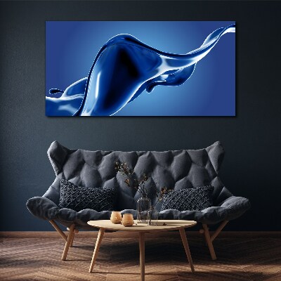 Foto auf leinwand Blaue Lichtwelle