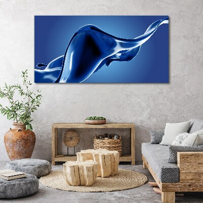 Foto auf leinwand Blaue Lichtwelle