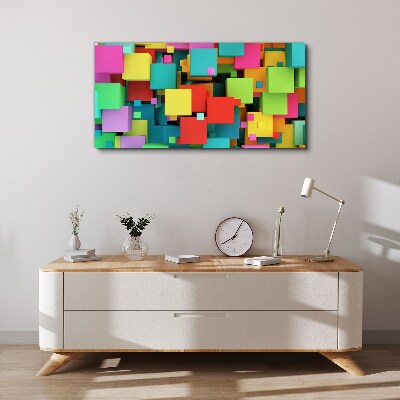 Foto auf leinwand Bunte geometrische Kompositionen
