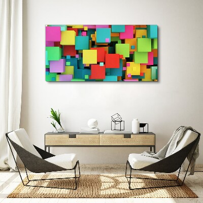 Foto auf leinwand Bunte geometrische Kompositionen