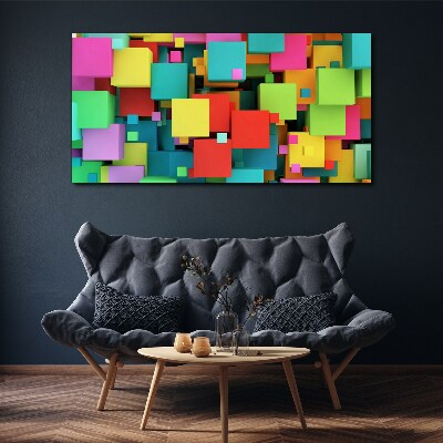 Foto auf leinwand Bunte geometrische Kompositionen