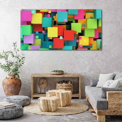 Foto auf leinwand Bunte geometrische Kompositionen