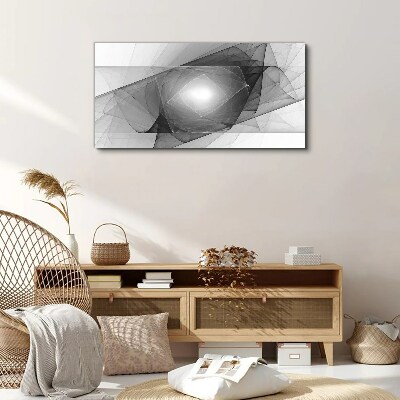 Foto auf leinwand Abstrakte Komposition in Grautönen