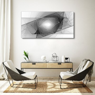 Foto auf leinwand Abstrakte Komposition in Grautönen