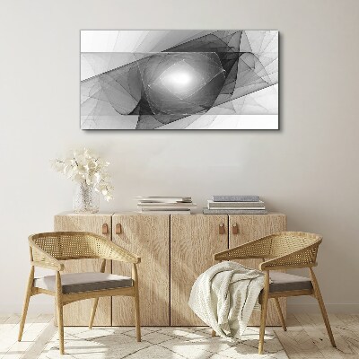 Foto auf leinwand Abstrakte Komposition in Grautönen