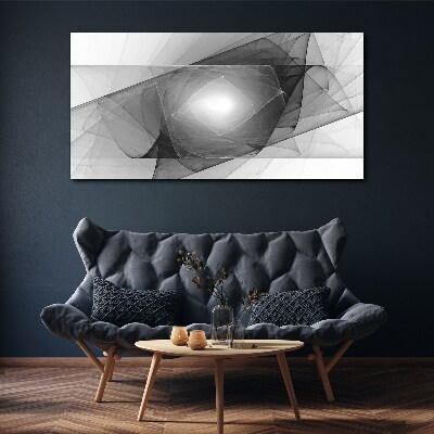 Foto auf leinwand Abstrakte Komposition in Grautönen