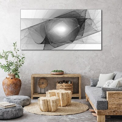 Foto auf leinwand Abstrakte Komposition in Grautönen