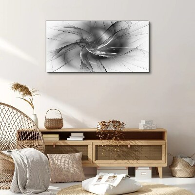 Foto auf leinwand Abstrakte Wirbel in monochromen Tönen