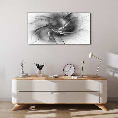 Foto auf leinwand Abstrakte Wirbel in monochromen Tönen
