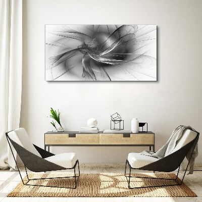 Foto auf leinwand Abstrakte Wirbel in monochromen Tönen