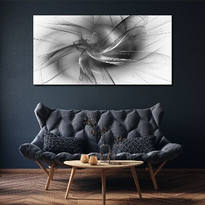 Foto auf leinwand Abstrakte Wirbel in monochromen Tönen